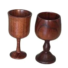 Hot Selling  Wooden Wine Goblet Drinking Cup Water Cup Handmade Wooden Wine Glass Glasses Wine Goblet tumbler  cups