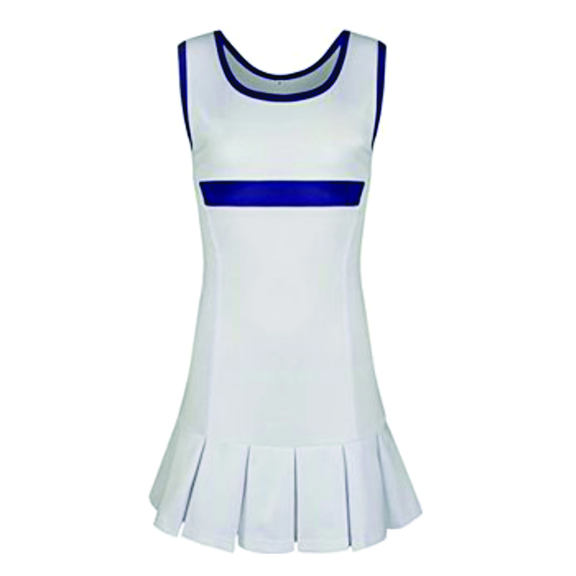 Женское теннисное платье без рукавов на заказ, короткая юбка, форма для бадминтона/OEM теннисная одежда