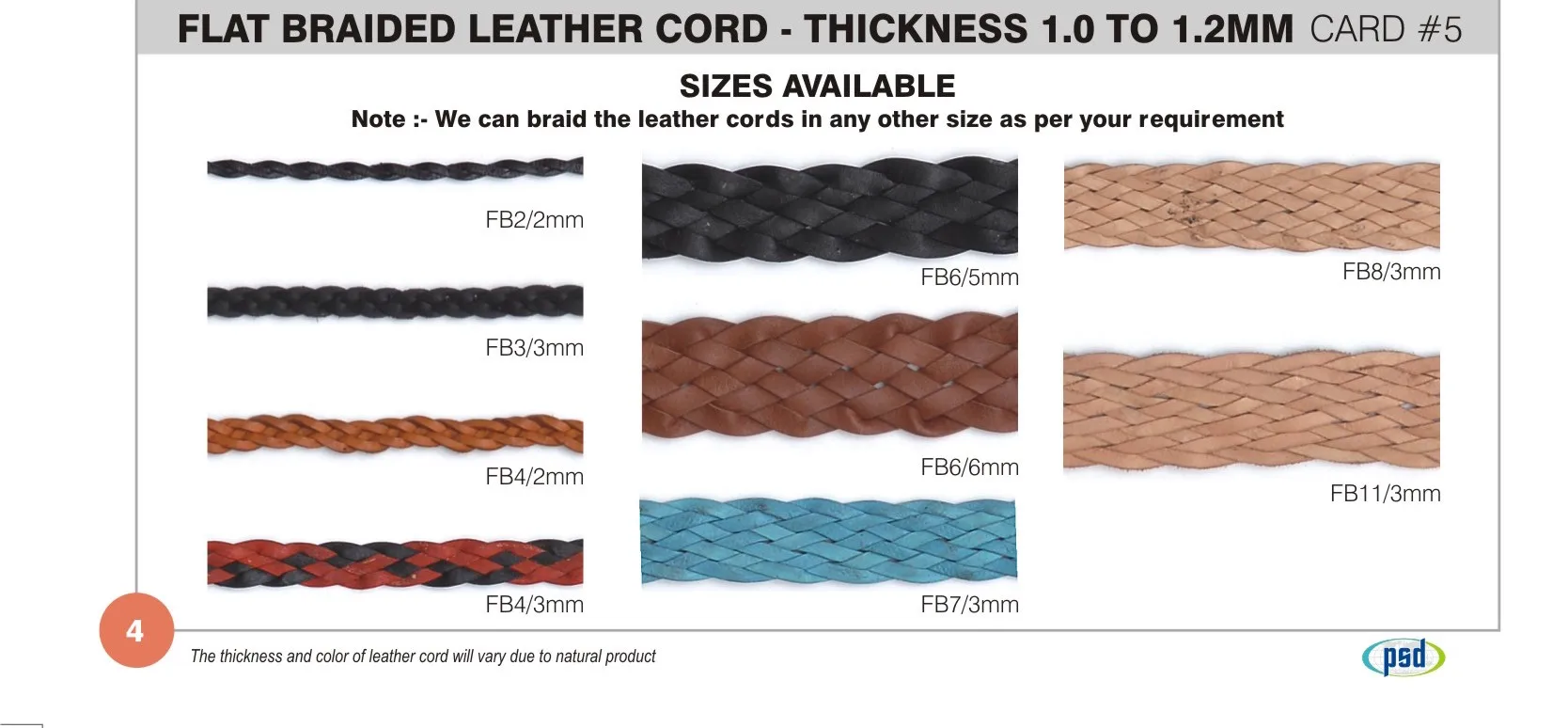 Made In India Necklace Bracelet Earring Making Leather Cods Grey Flat Leather Cord For Making Jewellery At Affordable Prices