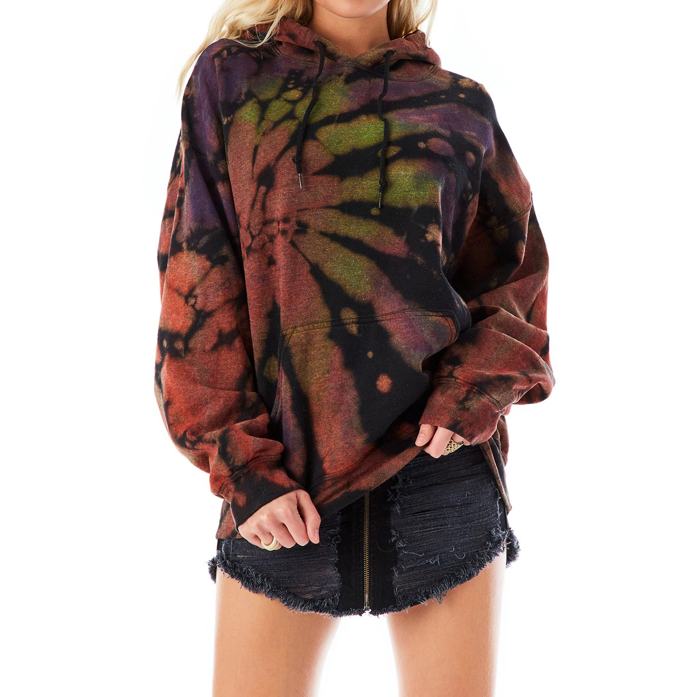 Женские толстовки с капюшоном, пуловер высокого качества