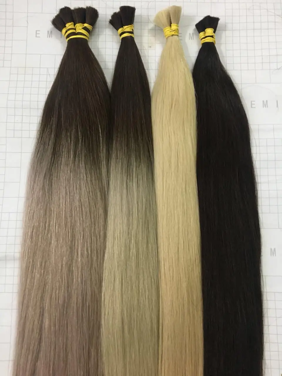 Продукт высококачественные волосы для наращивания волос с эффектом омбре