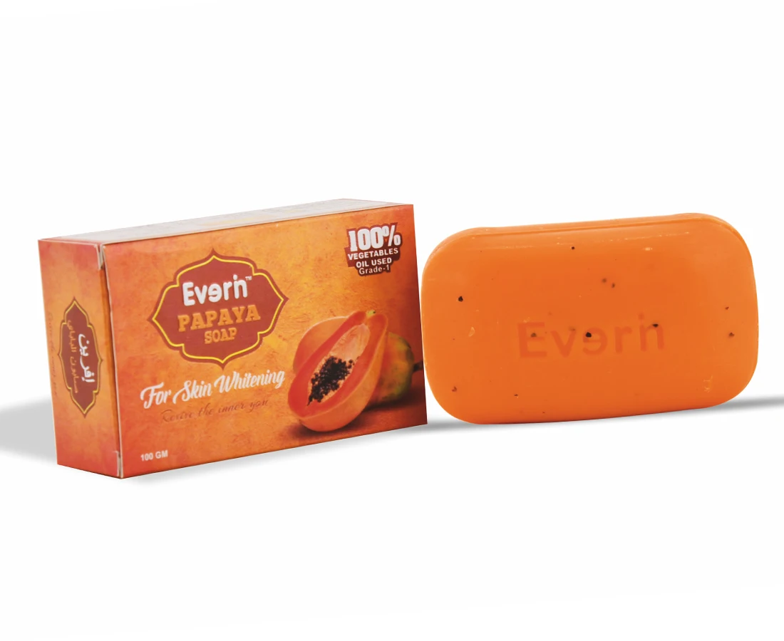 Органическое мыло для купания для сияющей и отбеливающей кожи натуральное оранжевое мыло папайя