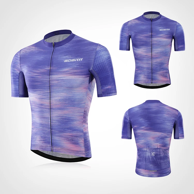 
China custom design breathable mens bike wear bicycle clothing cycle jersey with sublimation pattern 