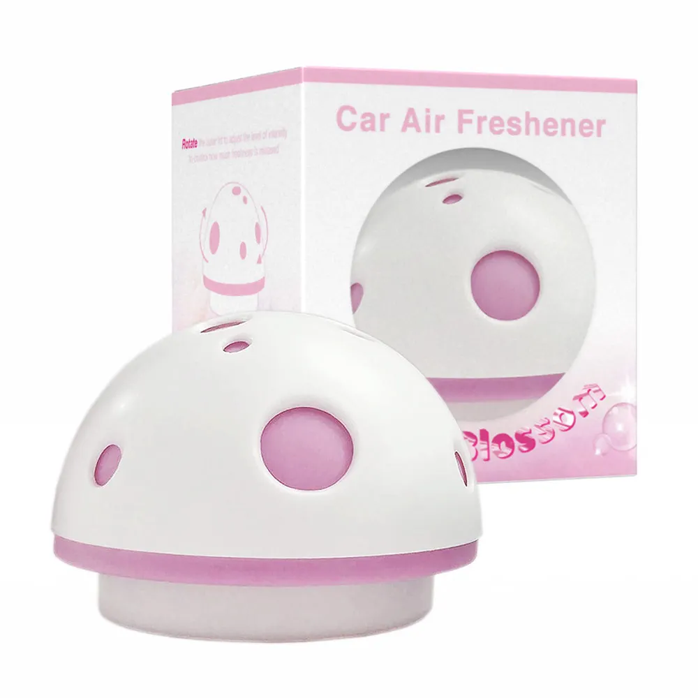 
In Bulk Custom Logo Car Perfume Adjustable Car Freshener Fragrance Mushroom Glass Bottle Car Air Freshener 