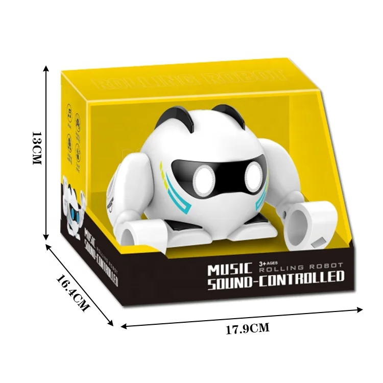 
For Kids Children Educational Smart Tumbling Electric Music Voice Control Robot Toy 