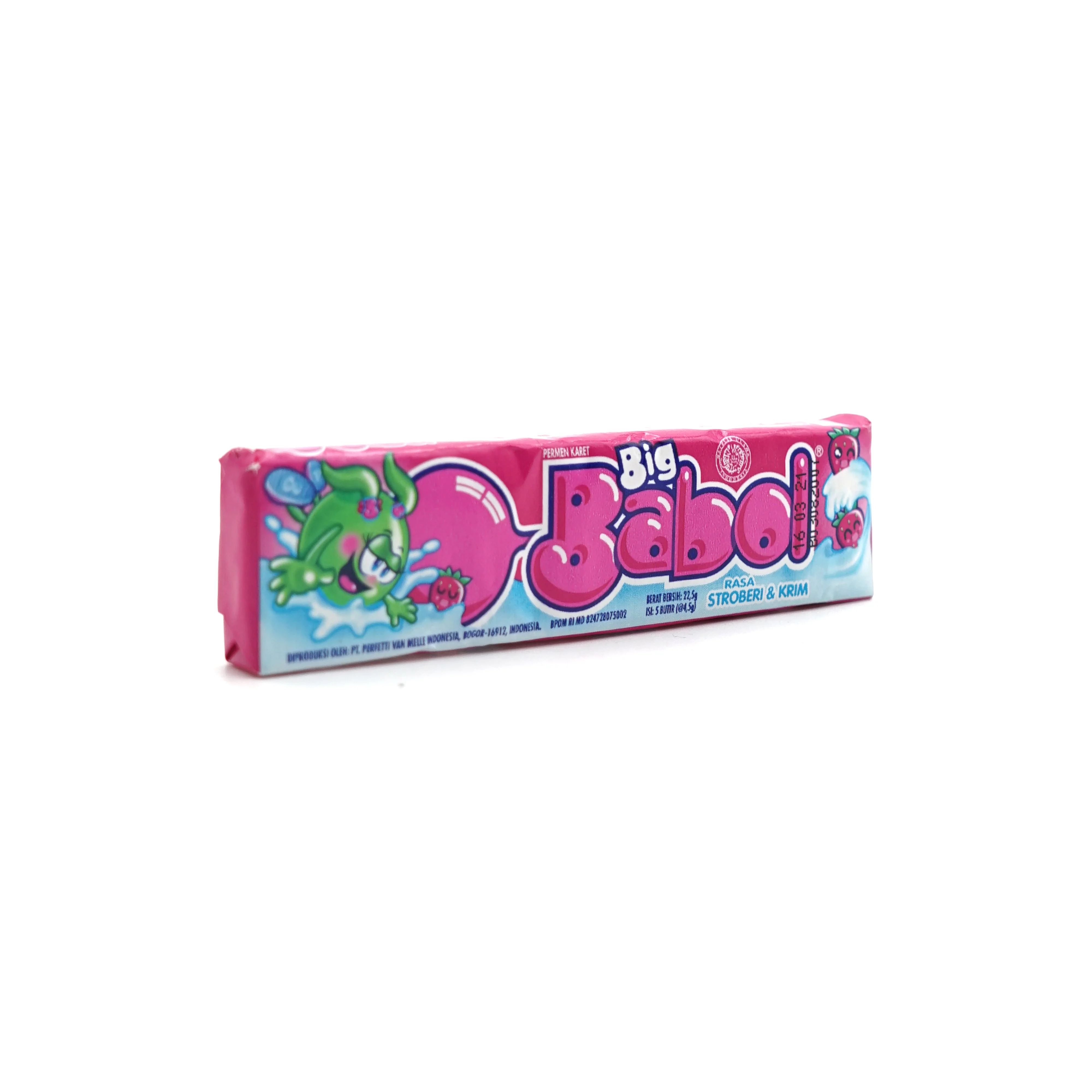 Great Quality Chewing Gum Big Babol Stick 22.5 gr with Strawberry Variant  For adults