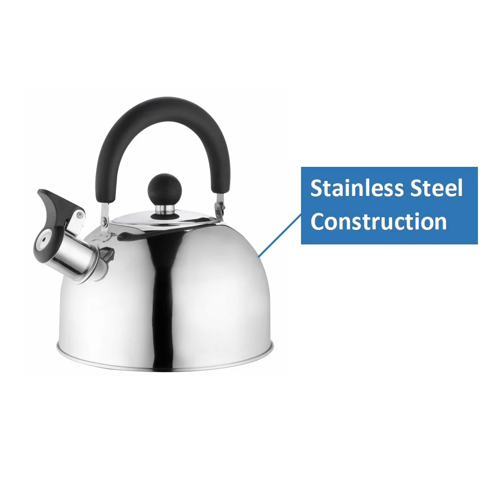 Hot Sales 2.5 L Stainless Steel Tea Pot Hot Water Coffee Pot Whistling Kettle