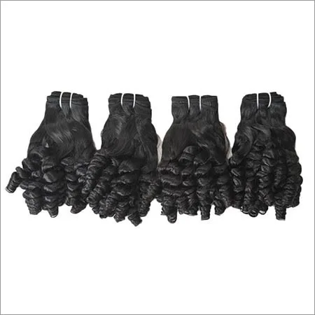 2021 Beauty Hair Product Cheap Virgin Human Fumi Curly Indian Hair Weft Bundles