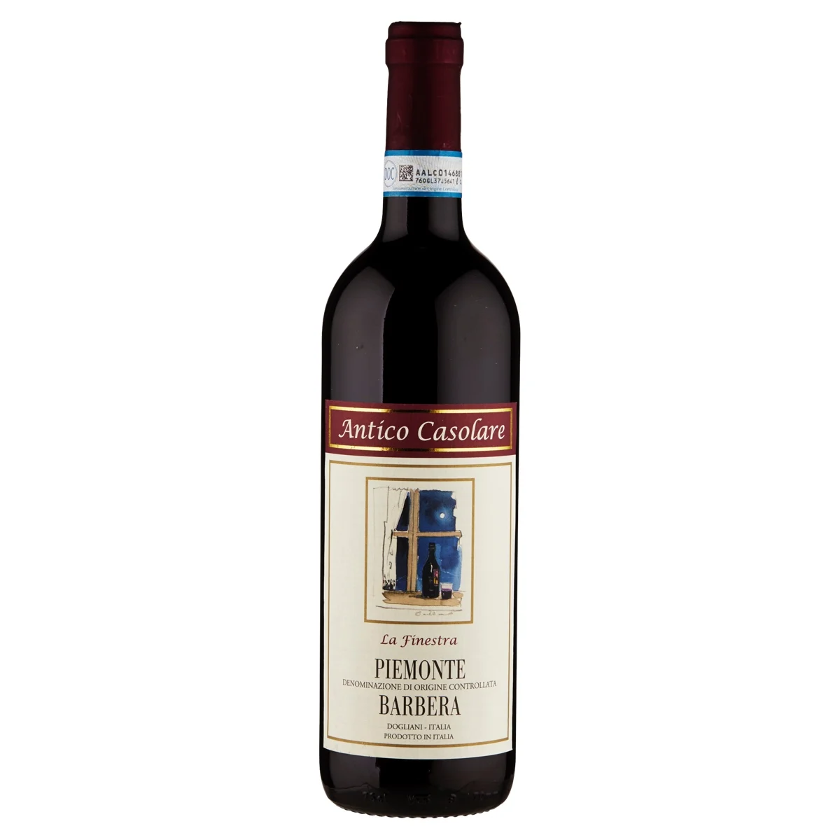 Итальянское красное вино DOC Piemonte Barber «Il Casolare La Window» DOP от Piemonte 750 мл