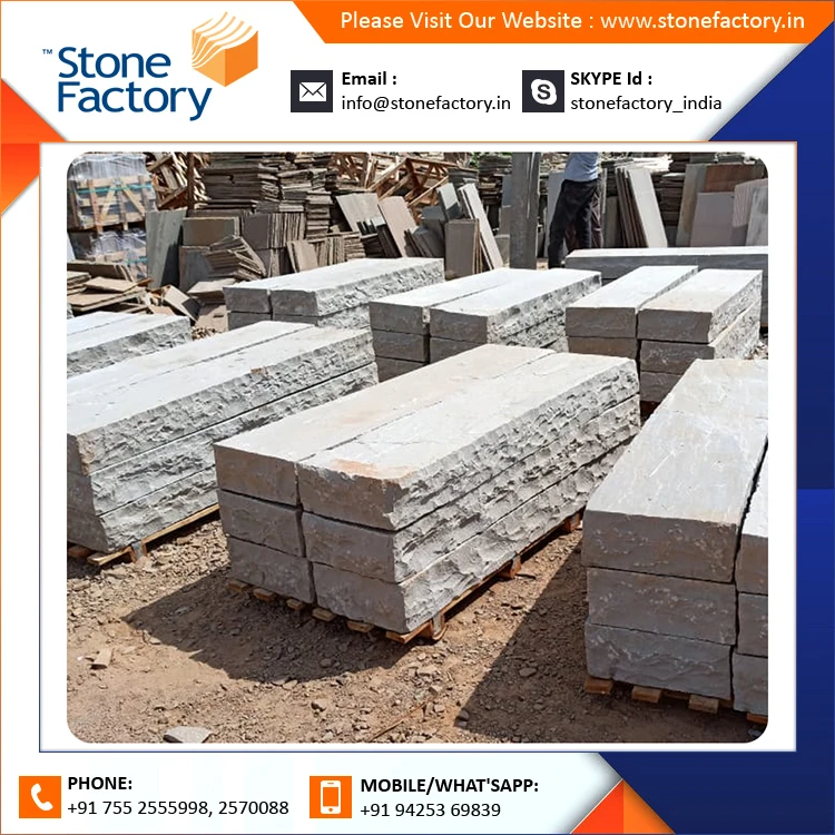Top Selling Products Premium Quality Natural Kandla Grey Palisade Sandstone Buy From Indian Manufacture