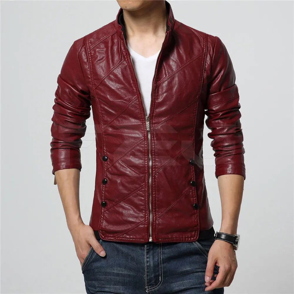 Most Popular Quality Custom Men Leather Jacket Pakistan Made Top Product