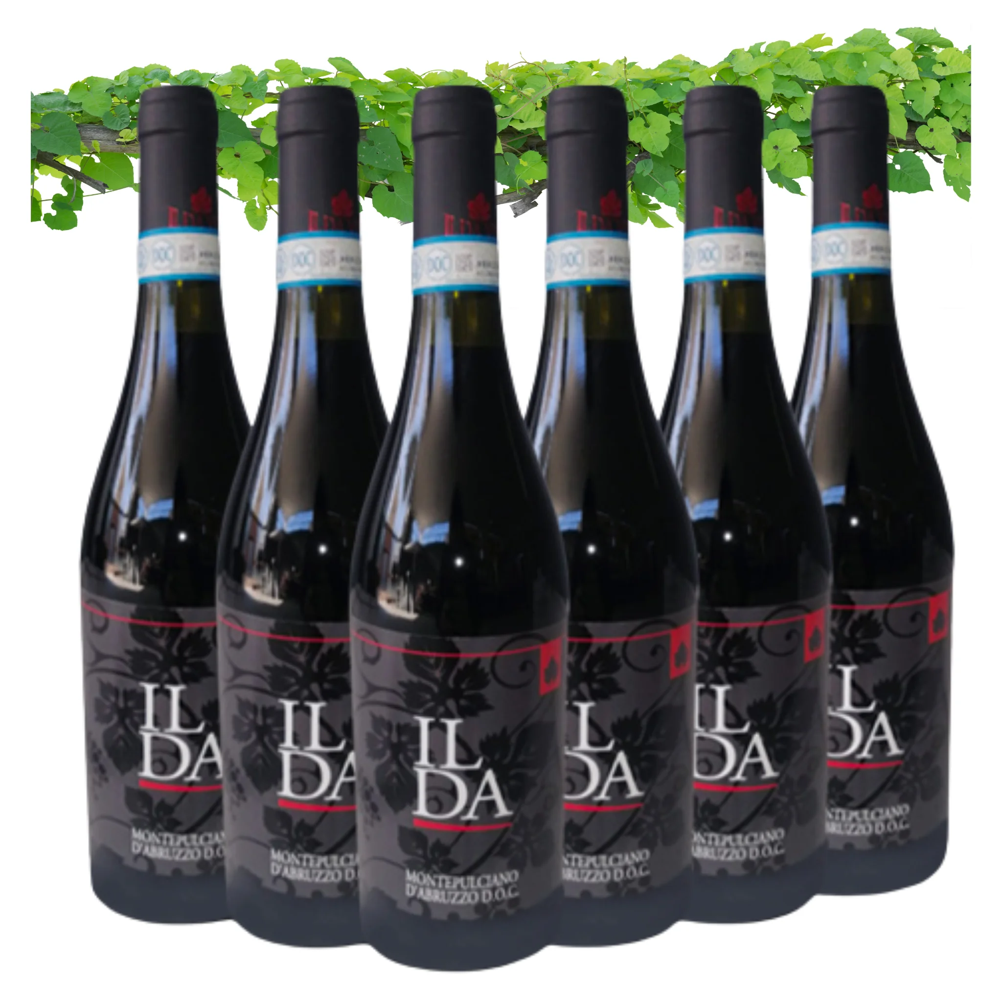 Высококачественное итальянское красное вино-Montepulciano D 2019 Ilda-бутылки для красного вина на продажу 750 мл алкоголя 13.% для экспорта