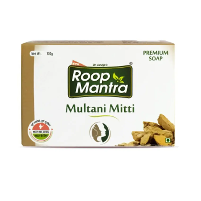 Roop Mantra Premium Multani Mitti Soap / Herbal Multani Mitti Soap Bulk Suppliers
