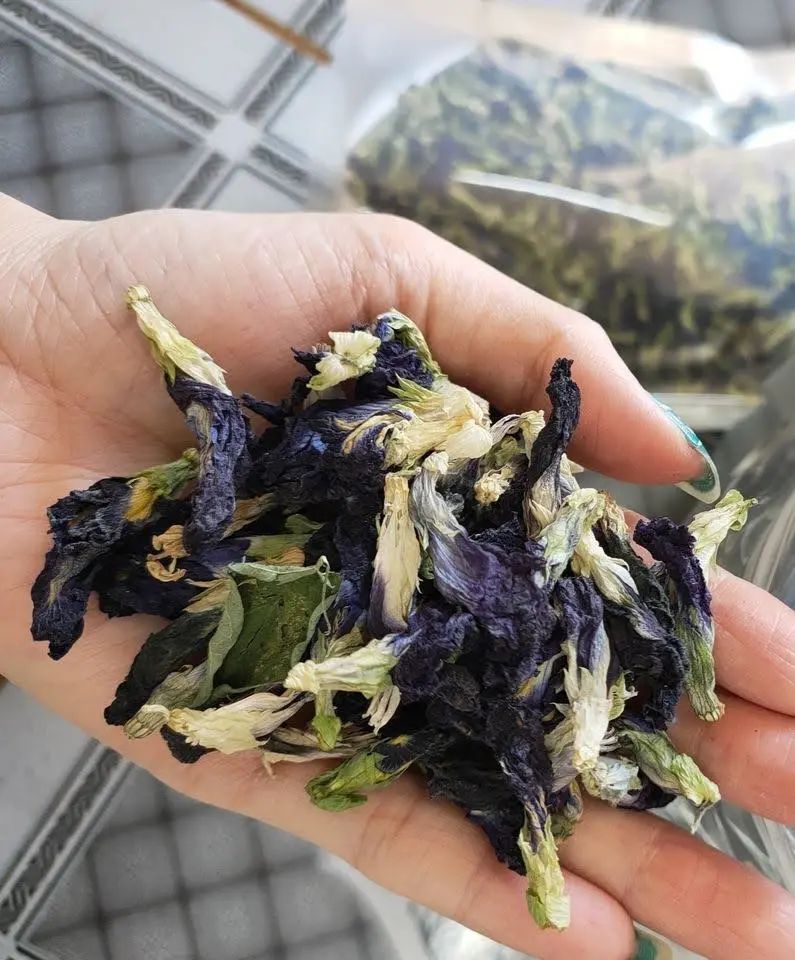 Сушеный чай с бабочками сушеный Прямая поставка качественный синий органический стандарт натуральный вьетнамский цветок