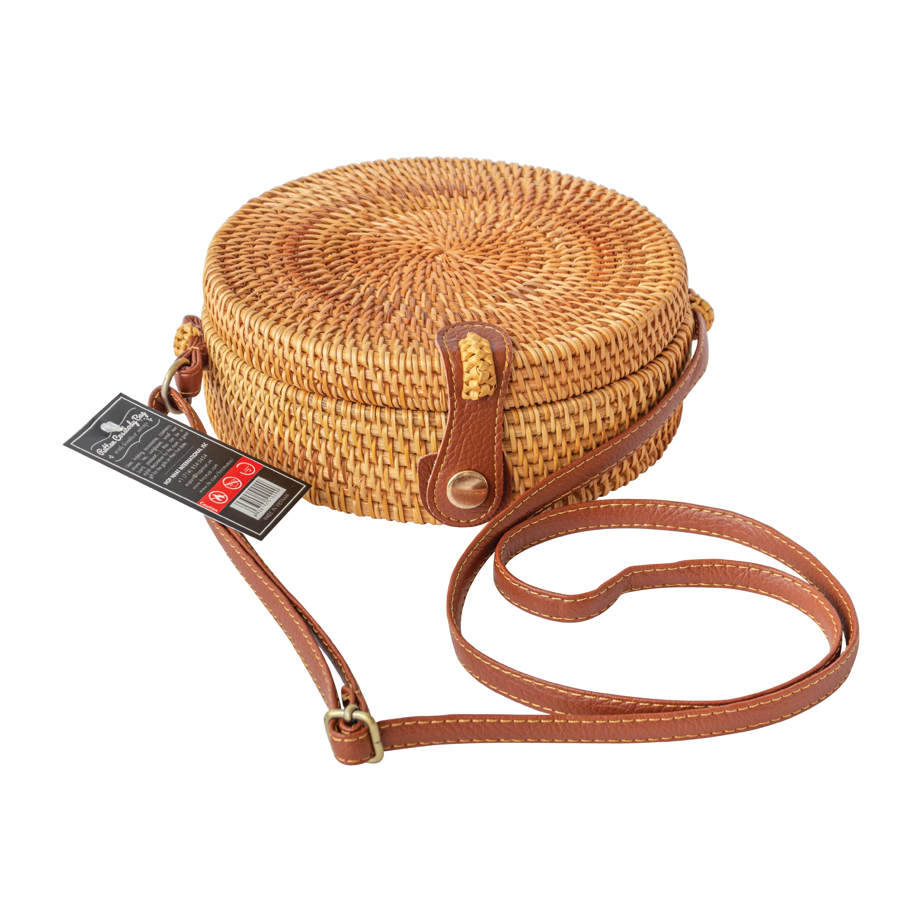 Новые плетеные сумки из ротанга с Бали 2021 модные ручной работы оптовая продажа круглая плетеная Сумка топовый продукт Amazon