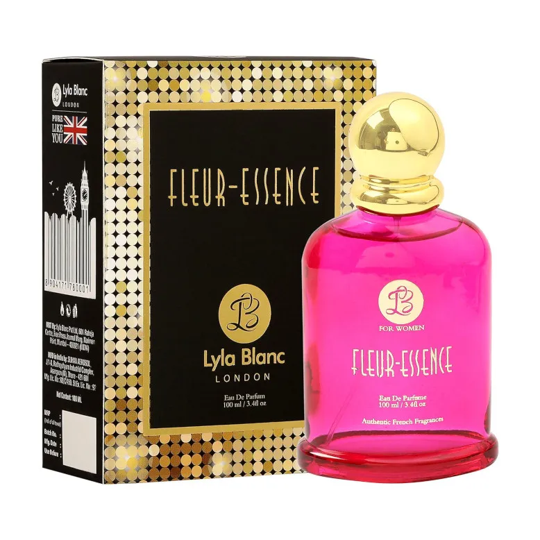 
FLEUR-ESSENCE 100ml Women Perfume Glass Bottle 