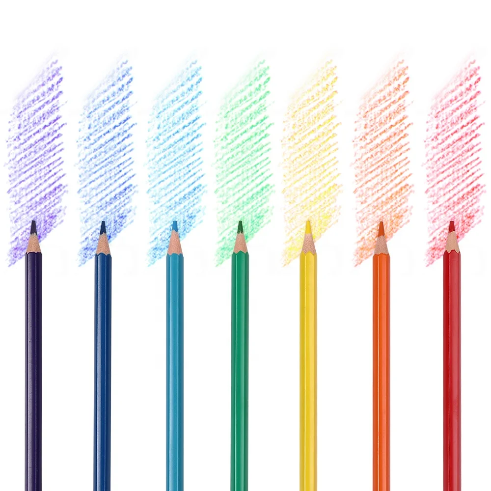 
Huixue good quality 24 colors portable colored pencil set for painting and drawing 