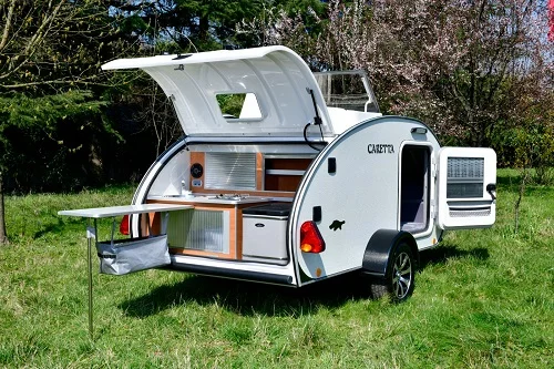 CARETTA OFFROAD TEARDROP TRAILER 4X4 ADVENTURE CAMPS FOR MOUNTAINS