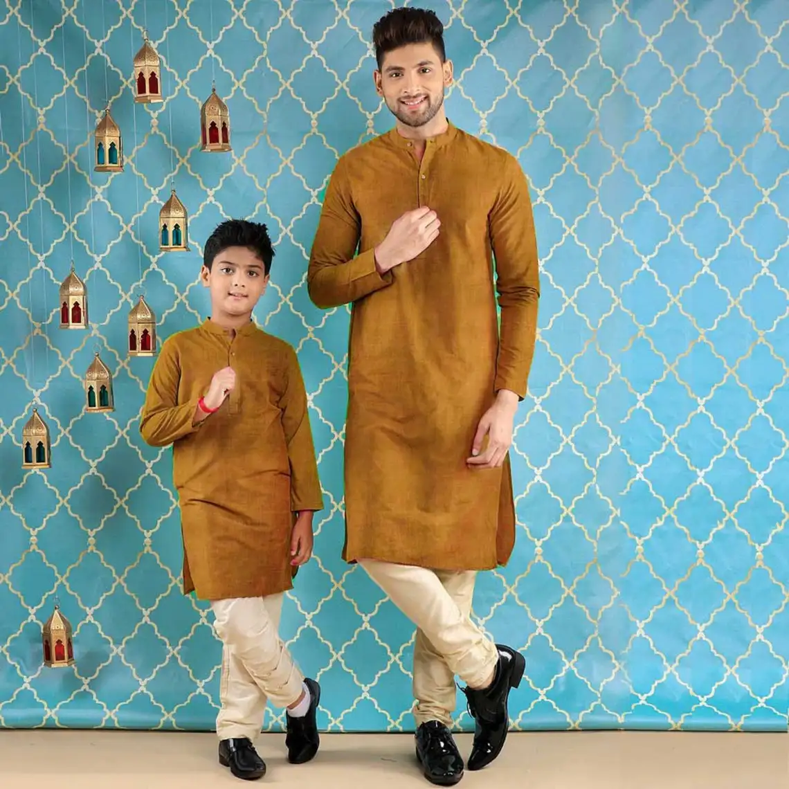 Cotton kurta pajama indian traditional wedding dress cotton shirt boys shirt children shirt dress