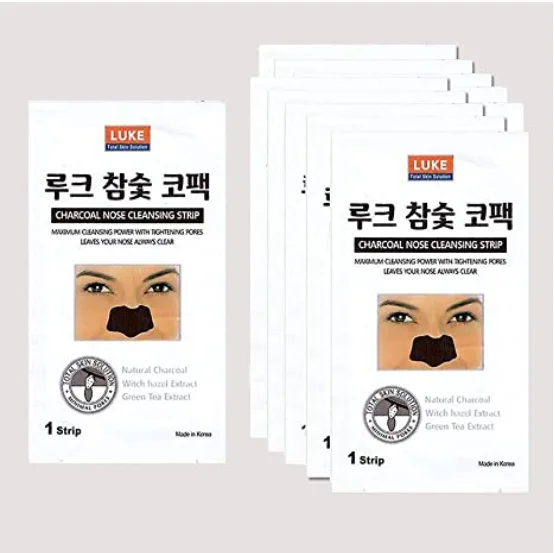 Made in Korea Charcoal nose pore purifying strips wholesale OEM/ODM blackhead remover strip for face