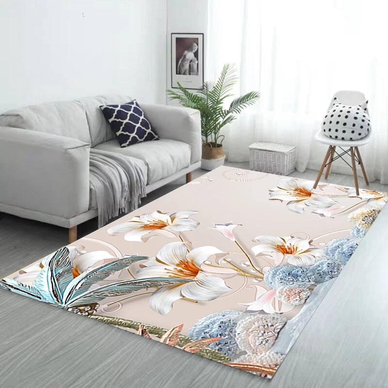 Customized low price modern branded home living room persian rugs carpets made in Vietnam