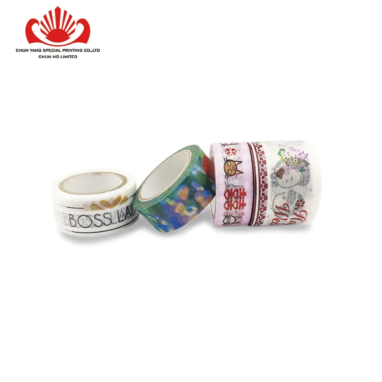 
Customized washi masking tape roll painting 