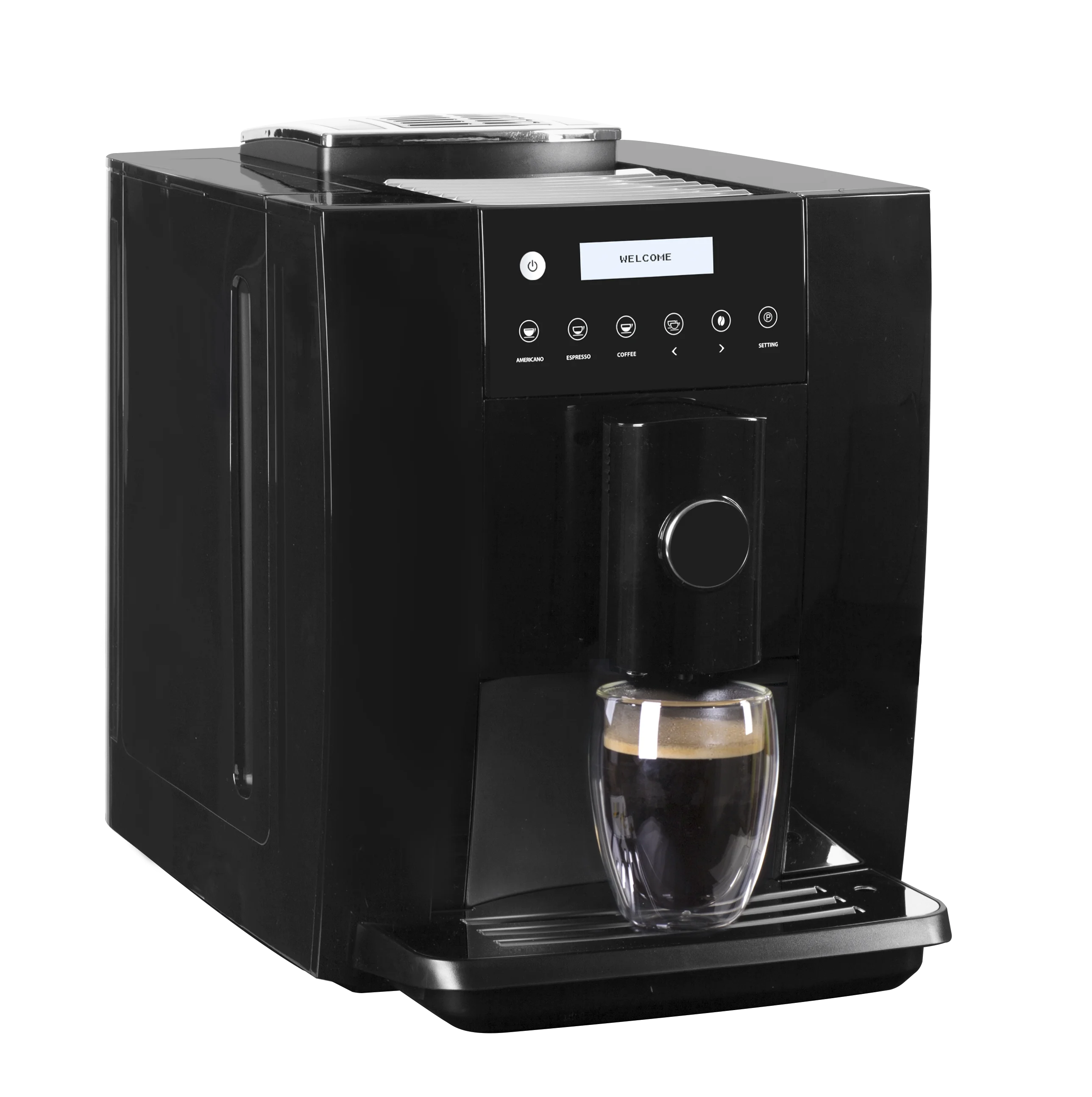
Italian Design One Touch Cappuccino/Espresso/Long Coffee Automatic Espresso Machine 