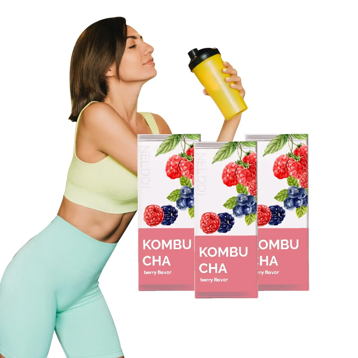 Kombucha пробиотик Детокс-чай энергетическая добавка мгновенный чай kombucha