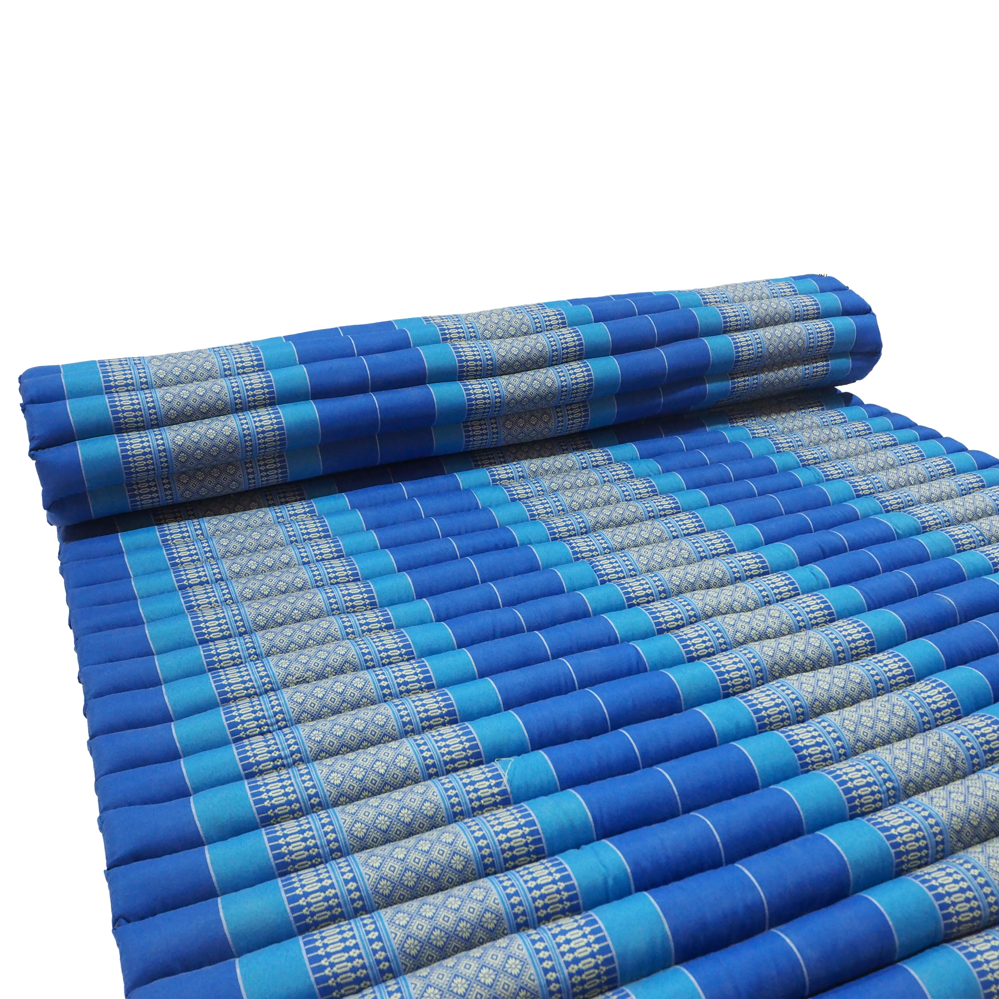 100% kapok Handmade Thai tradtional pattern Rolling Mattress