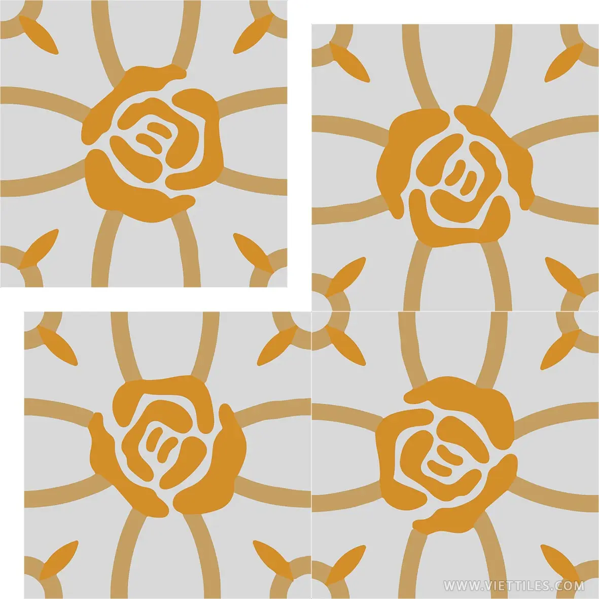 Высококачественная керамическая плитка ручной работы с цветочным узором