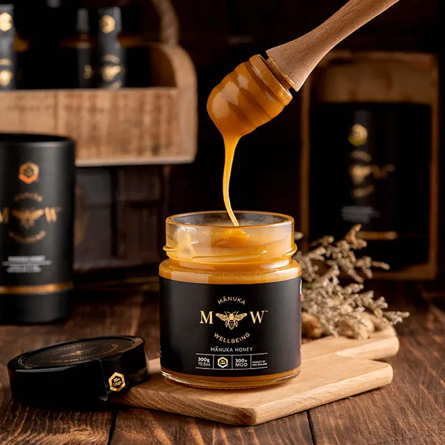Manukawellbeing - UMF 20+ / MGO 850 + 150G, Premium 100% New Zealand Manuka Honey