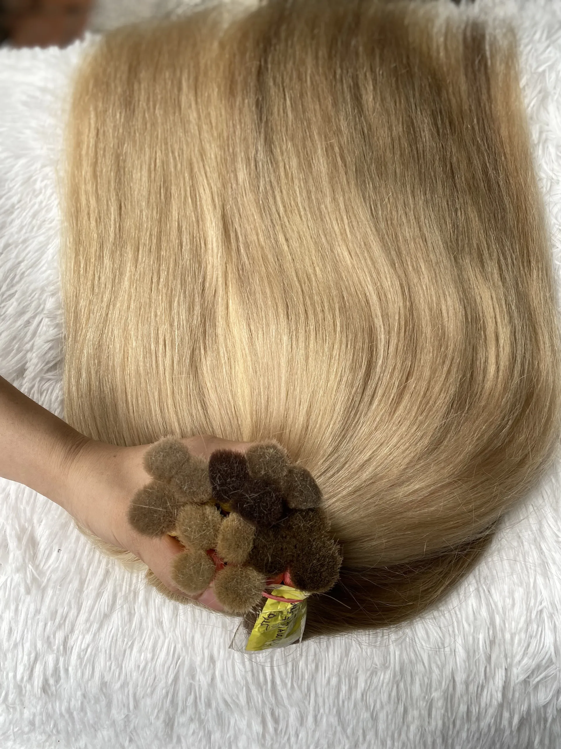 Супер двойные человеческие волосы для наращивания объемные 8 дюймов 40 индивидуальные цвета