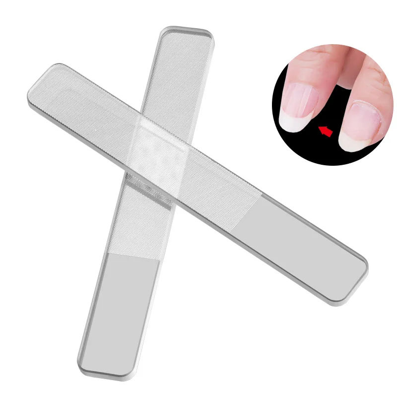 Korea sells can custom LOGO nano crystal glass polish finger nail file