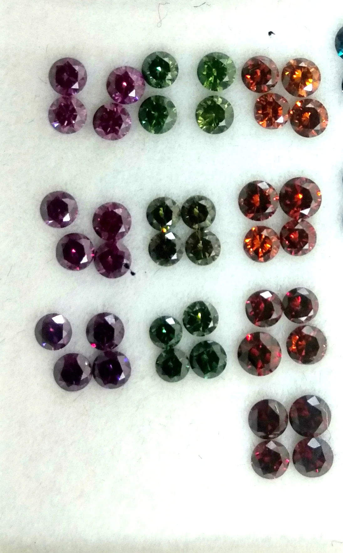 Natural Diamond, High Grade Round Cut Faceted Loose Diamond Green 100 % Natural Diamond IGI Certified Stone Excellent SI3 I3