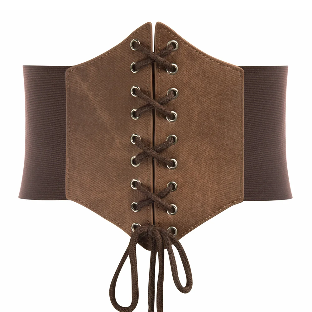 Grace Karin Women 12cm  Lace-up Stretchy Waistband Wholesale Waist Cinchers Ladies Corset Belts