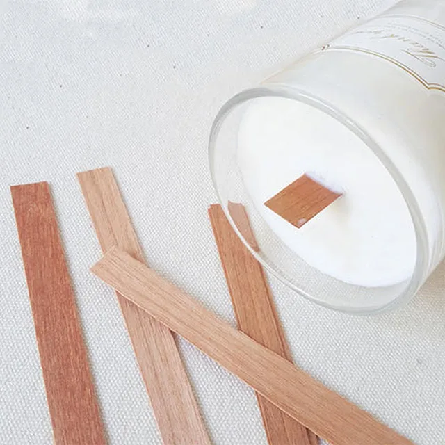 High Quality 10Mm * 80Mm Long Home Decoration Brown Candel Wick With Customized Packing