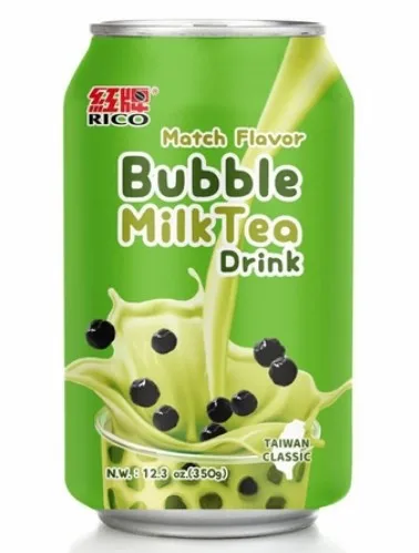 
Matcha Boba Milk Tea drink can Ready to drink Boba in a can Instant Drink Pearl Milk Tea Matcha Pearl Milk Tea 350G 