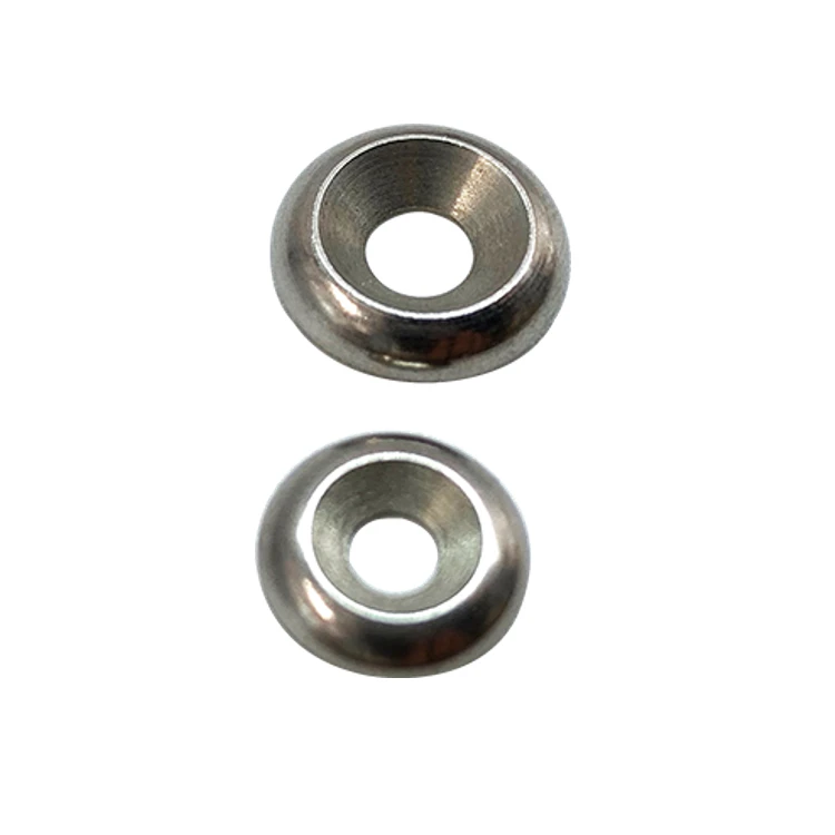 Conical captive washer washer