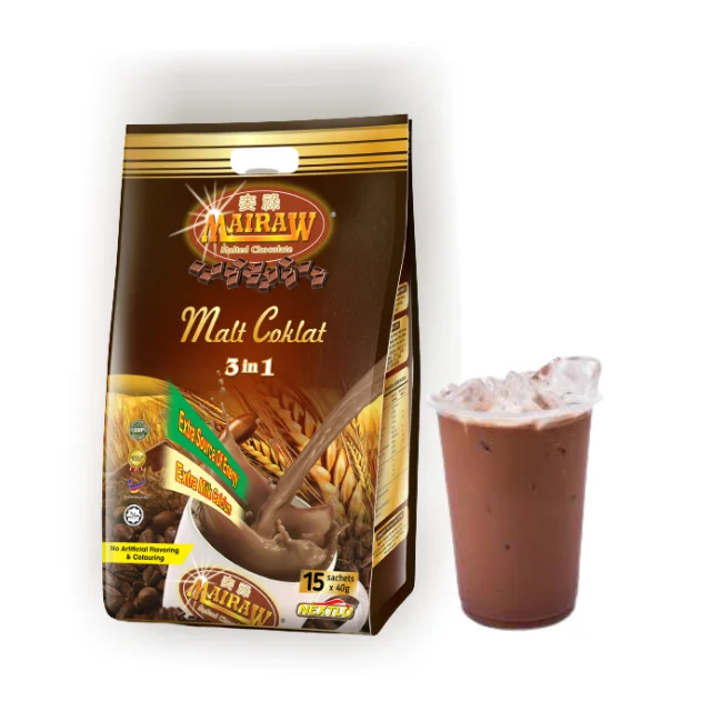 Supreme Malt Chocolate Drink Instant 3 in 1 Hot / Cold from Malaysia