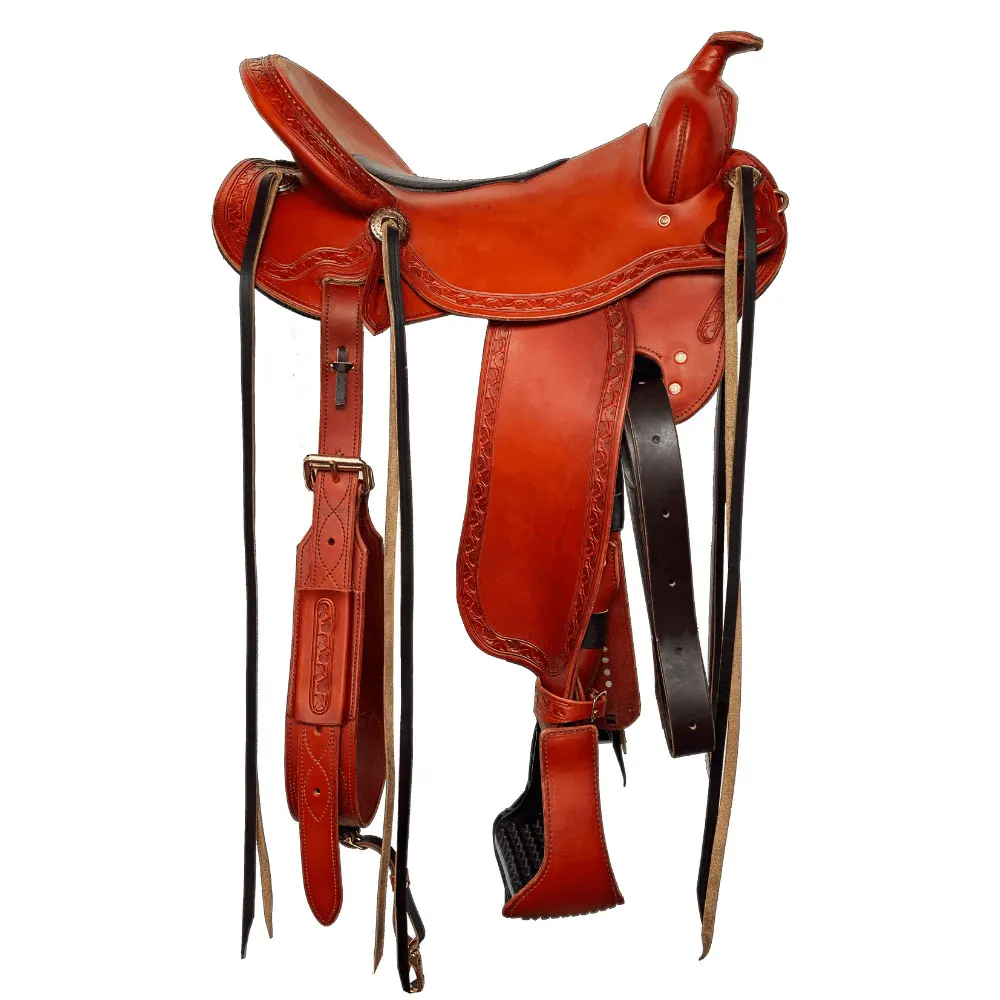 Professional Durable Leather All Purpose English Jumping Racing Riding Equestrian Saddle