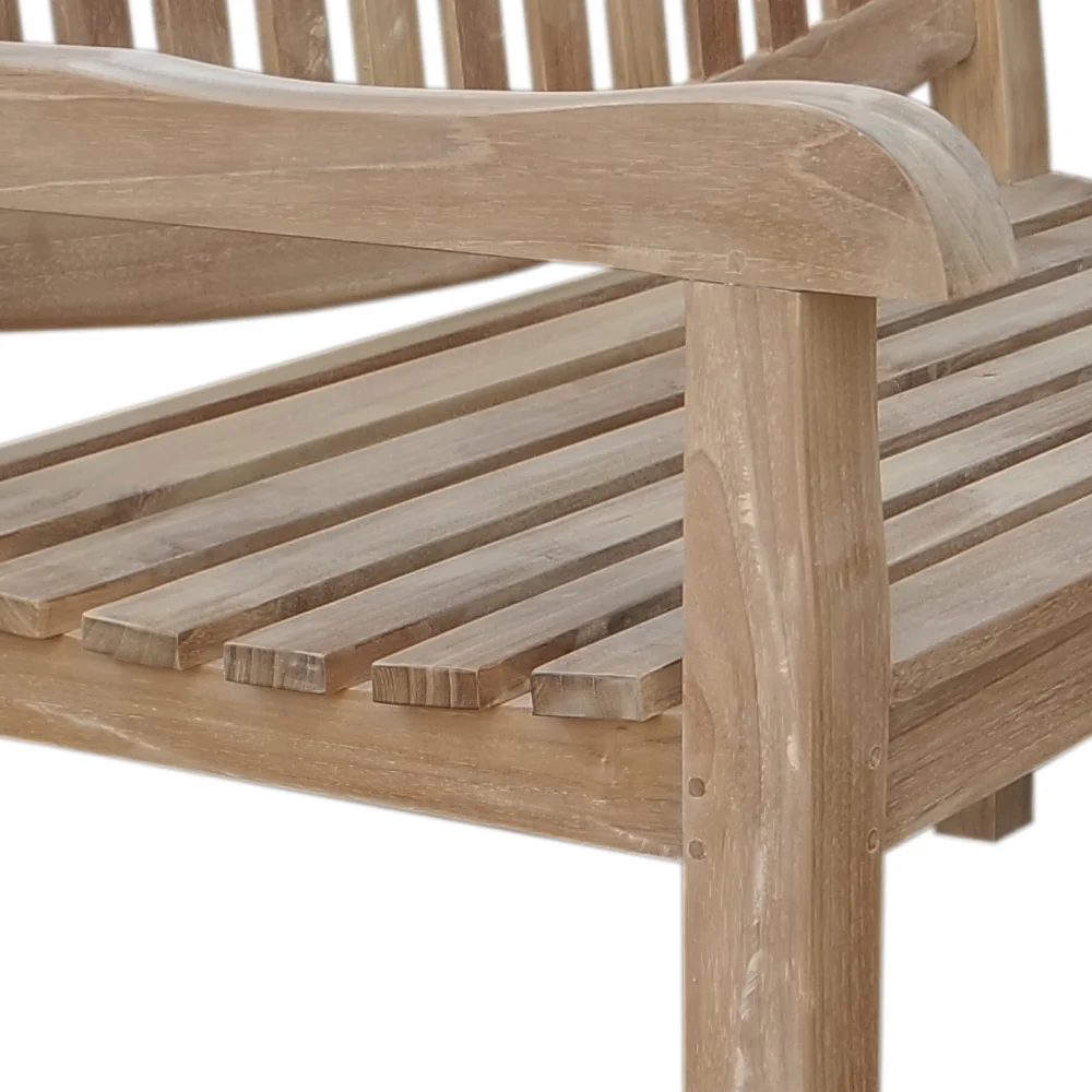 Teak Outdoor Furniture - Indonesia furniture of Garden Teak Oval Bench.