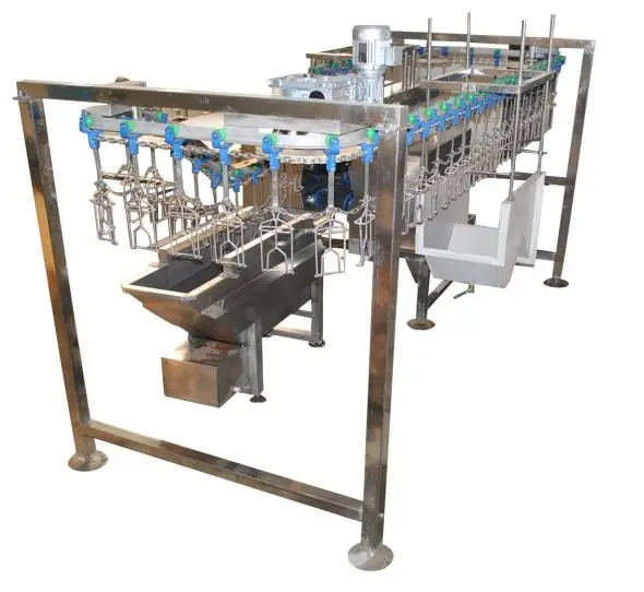 500bph compact slaughtering line, small  poultry slaughtering processing line