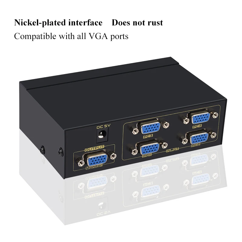 Коммутатор VGA с 4 портами совместное использование видео 1 в 4-out