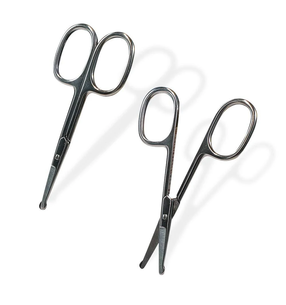 Best Selling Cuticle Mini Scissor Round Tip Black Coated Professional Cuticle Scissors