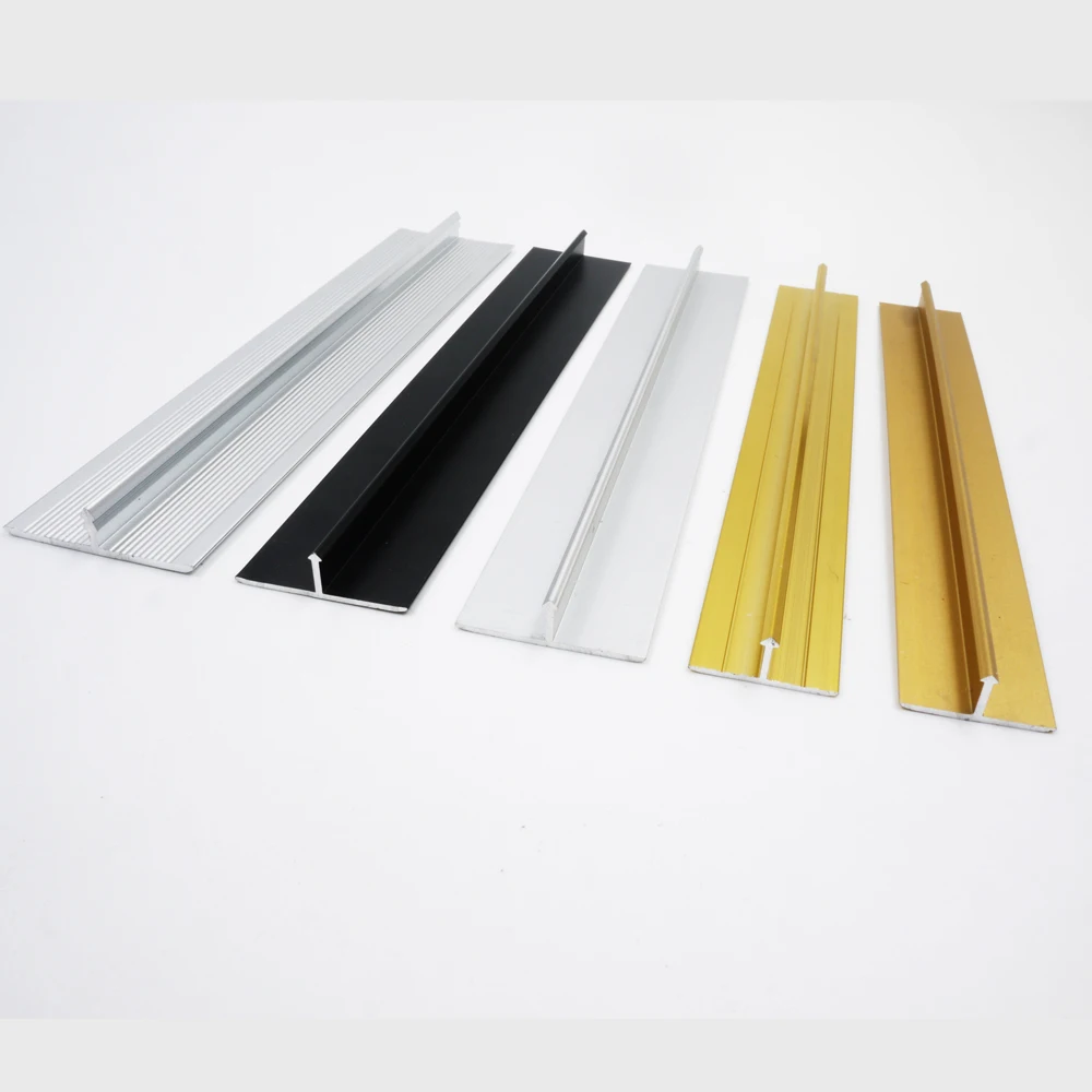 Lenwa Aluminium Factory in store profile T6,T8,T10,T12,T15,T20,T25 shape wall decoration trim