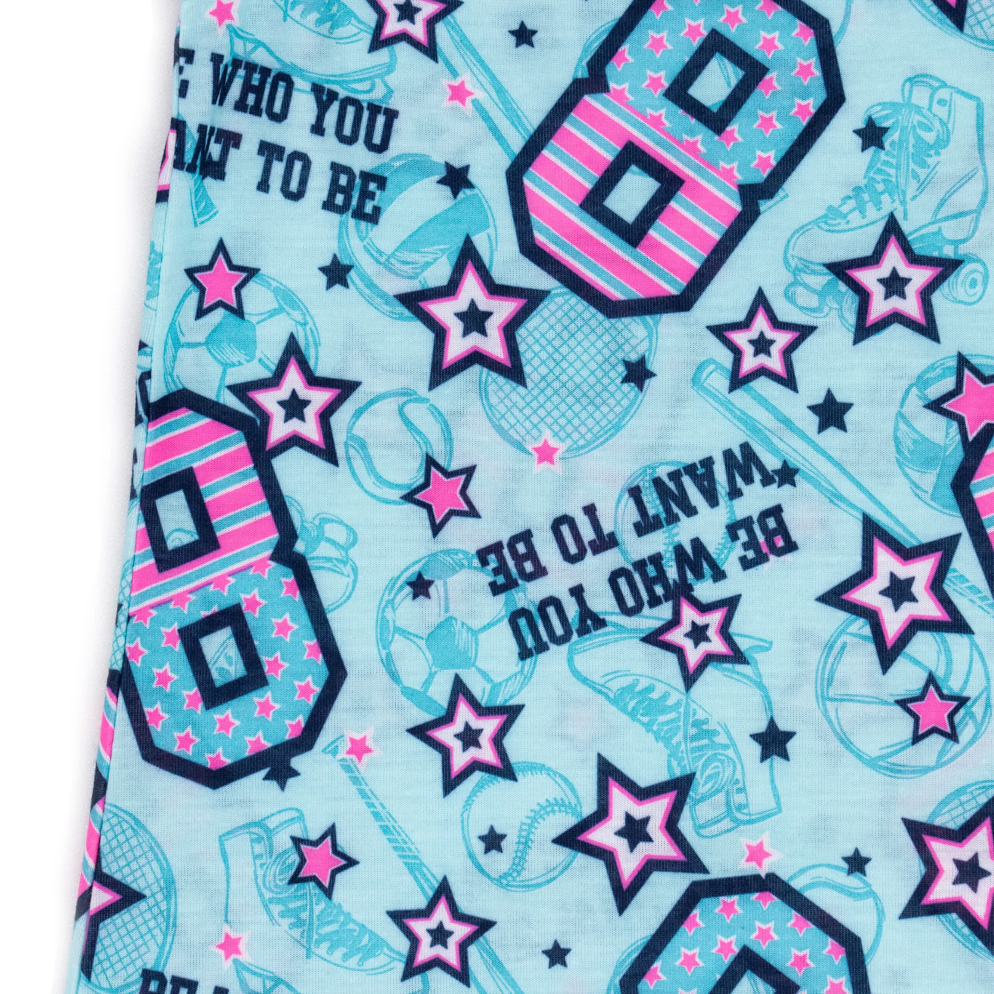 One piece Girl sublimation all over printing lovely blue sleepwear fashion print clothing ruffle sleeve top night dress for kids