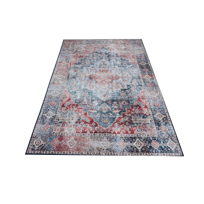 Luxury Custom sizes printed Machine Washable and foldable area Rug
