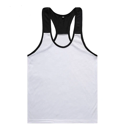 New style custom logo gym fitness men stringer tank Bodybuilding Workout Vest Men Fitness Muscle Stringer Tank Top