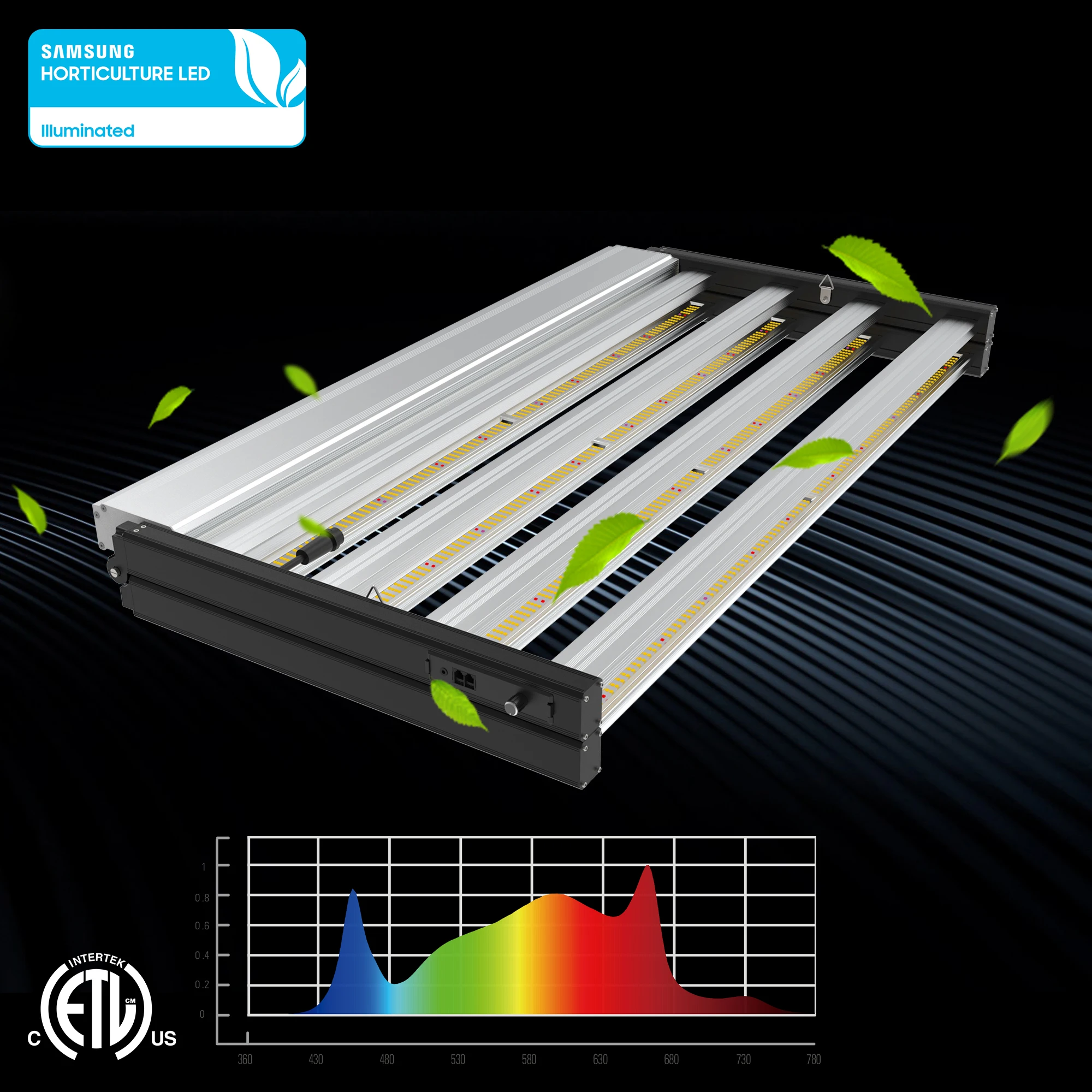 Made In China Cheap Price Greenhouse Hydroponic Led Grow Lights 750W Samsung Lm301H Uv Ir Fullspectrum 4X4 Dimmable Us Stock