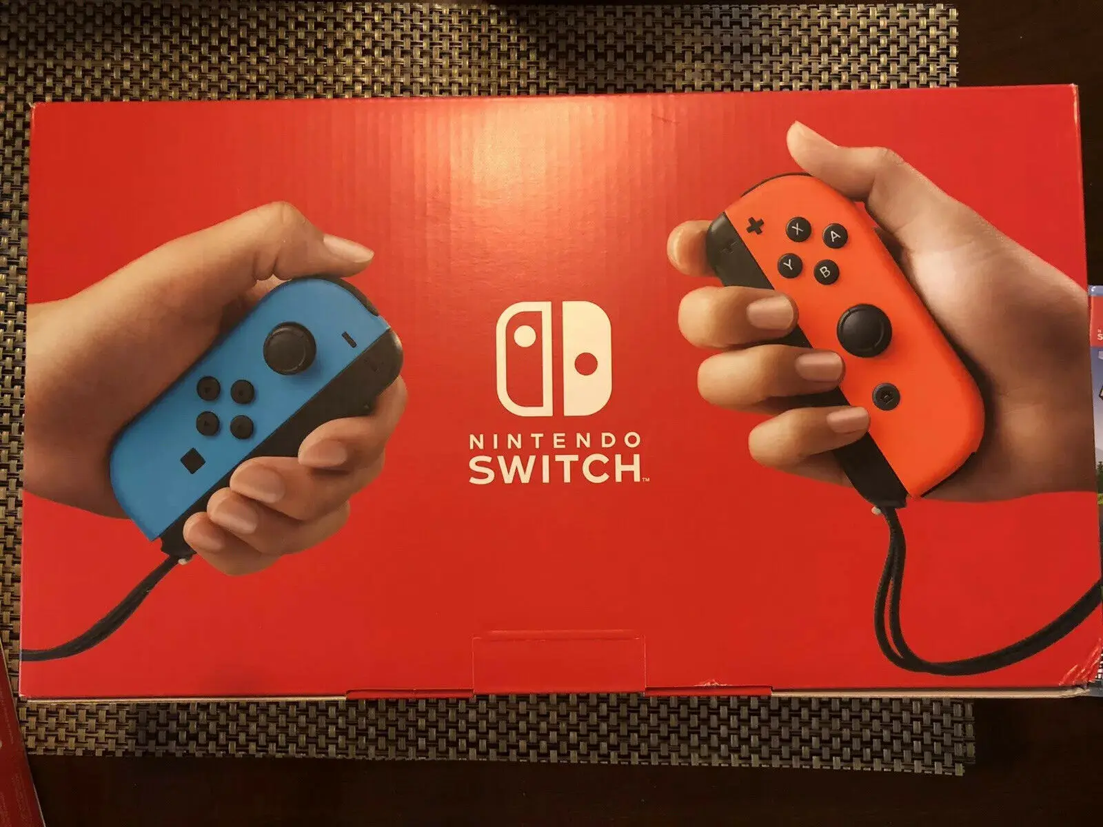 Authentic Nintendos Switch 32GB Console with Neon Blue and Neon Red Joy-Con